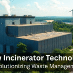 New incinerator technology amid green landscapes and clean energy.