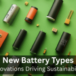 new battery types upon a green background