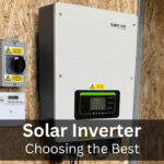 Solar inverter on a home