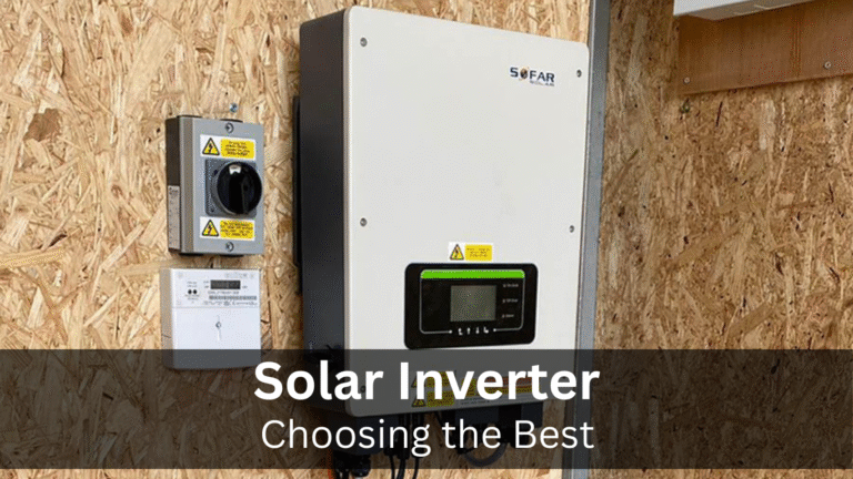 Solar inverter on a home