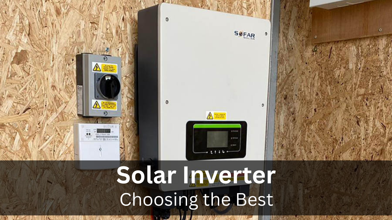 Solar inverter on a home