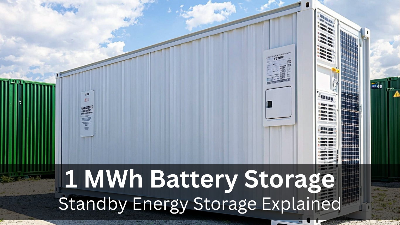 1 MWh battery Container