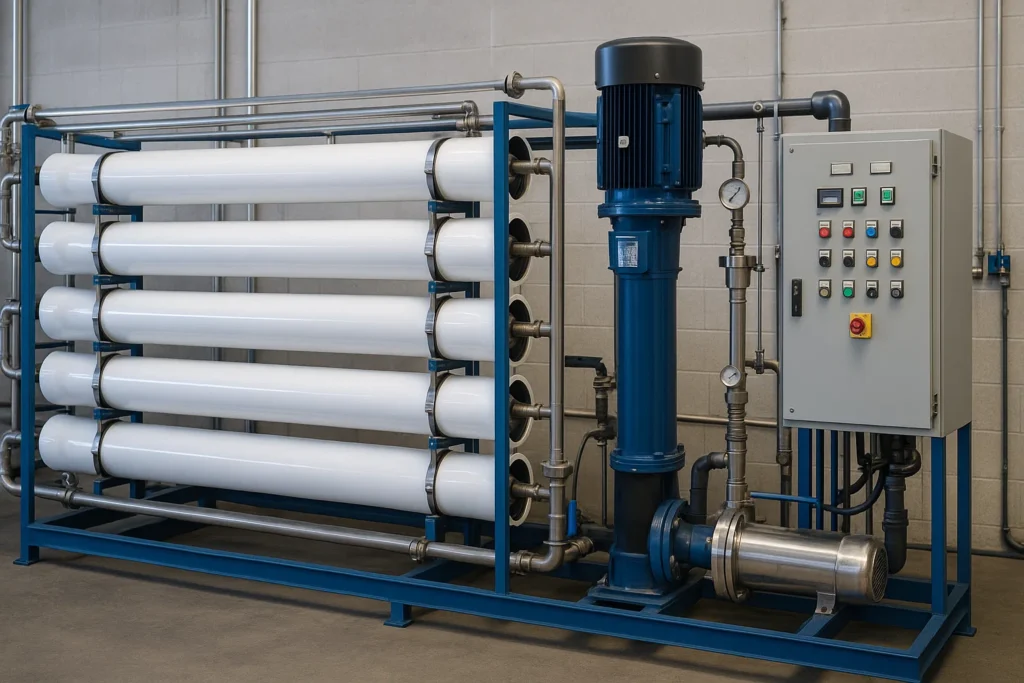 Reverse Osmosis System for part of an Off-Grid Water Systems Example