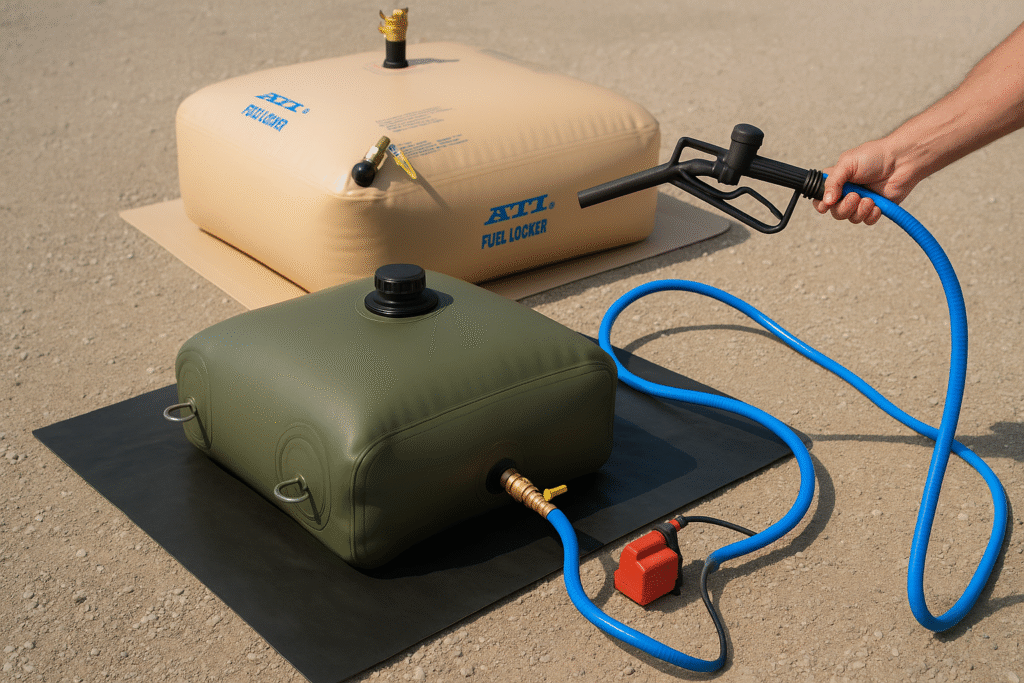 off-grid fuel storage, fuel blatter