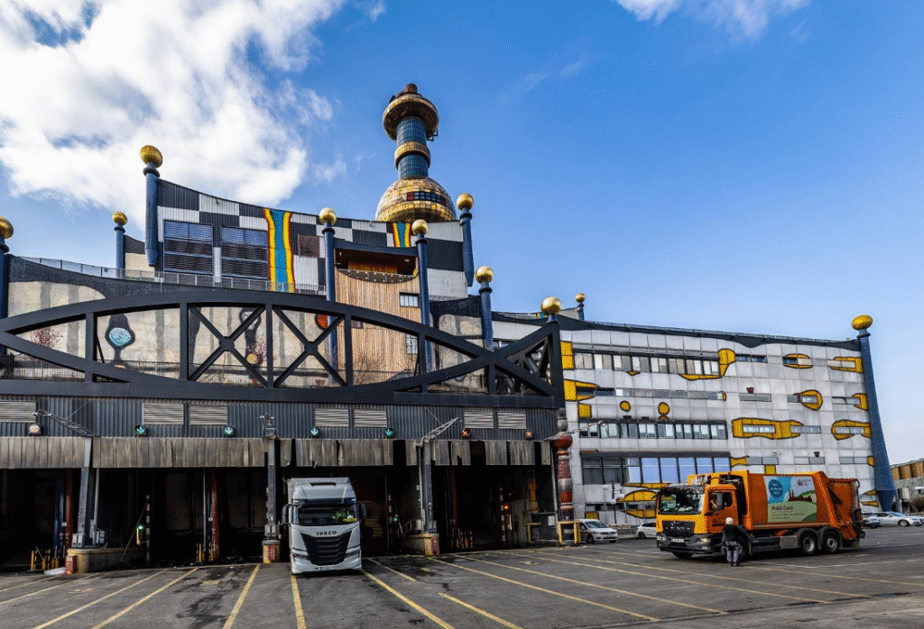 Vienna's Incineration Plant loading area.