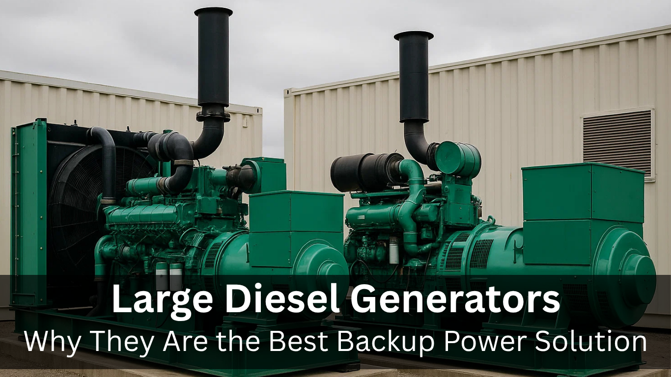 Why Large Diesel Generators Are the Best Backup Power Solution