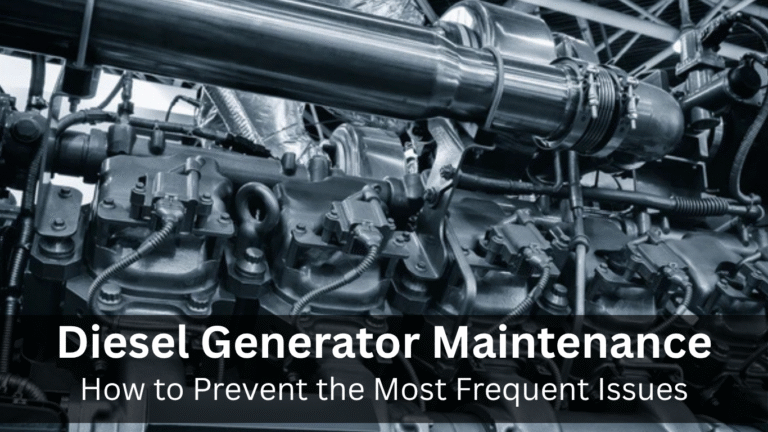 Diesel Generator Maintenance: How to Prevent the Most Frequent Issues