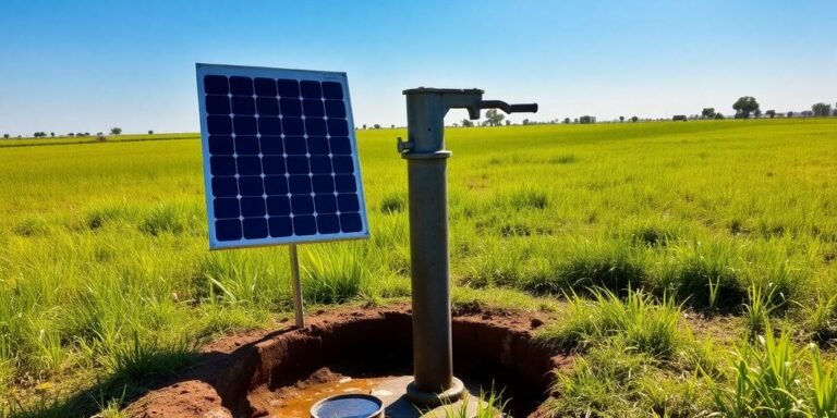 Well Water with solar pump