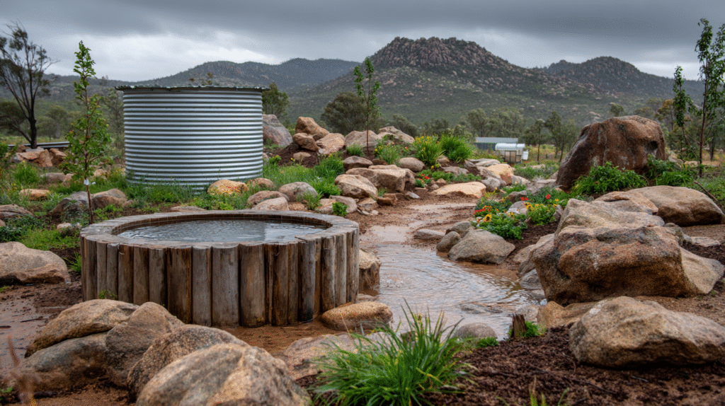 Off Grid Rainwater System for Arid Places