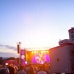 Mobile microgrid powering outdoor event