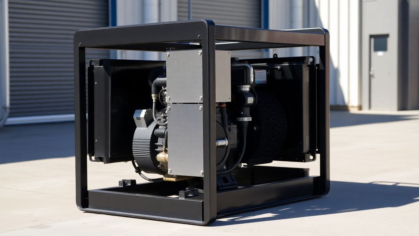 15kW diesel generator, powerful and ready for use.