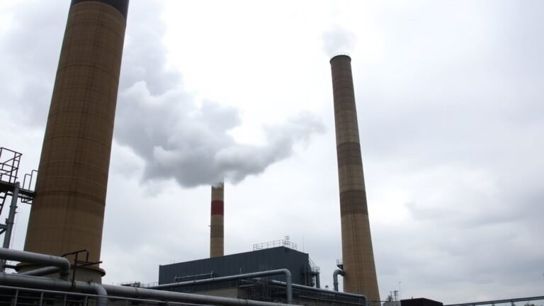 Dutch waste incineration plant with smoke.