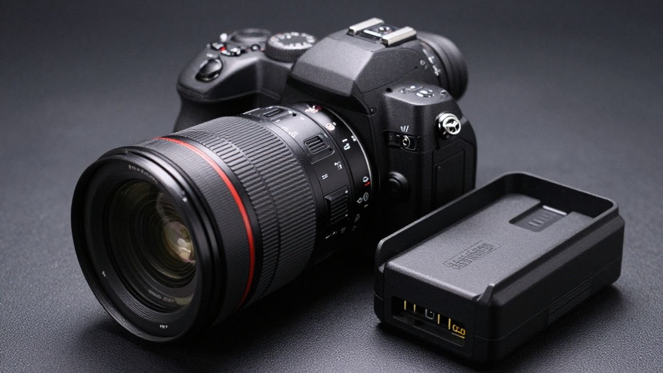 Camera and spare battery pack