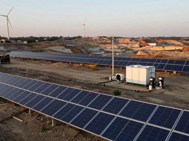 Comparing Diesel, Solar, Wind and Batteries for Remote Mines
