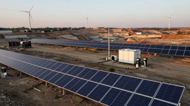 Comparing Diesel, Solar, Wind and Batteries for Remote Mines