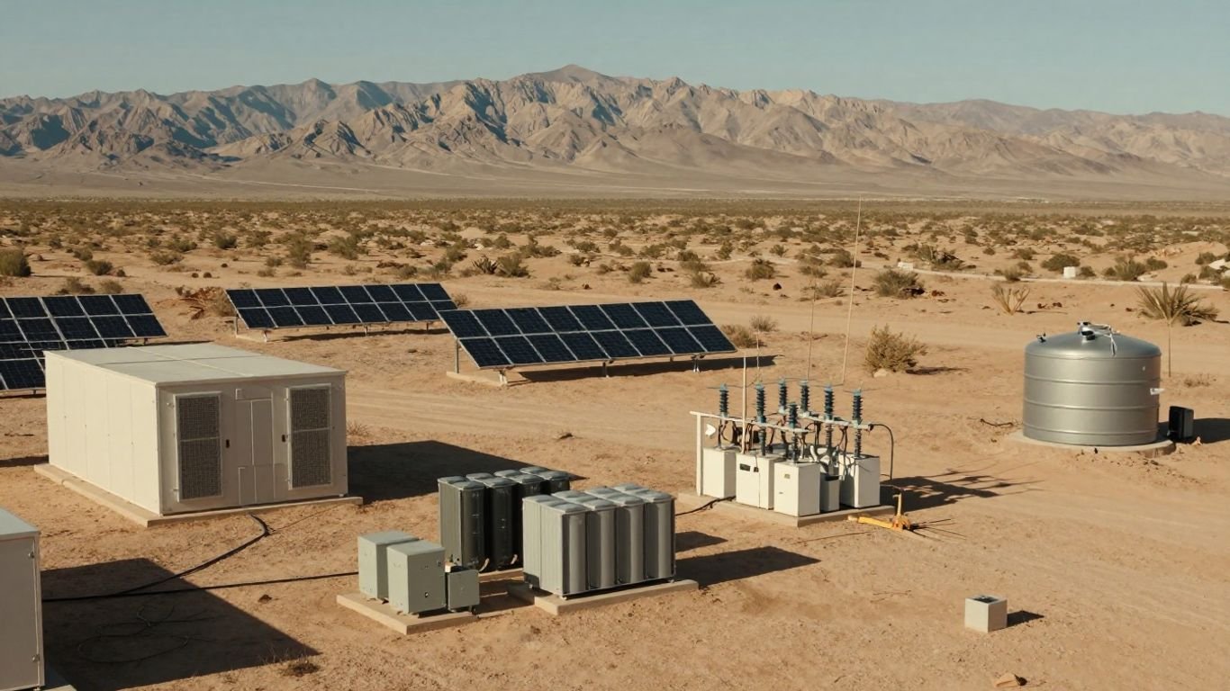 Desert Microgrid Design: Heat, Dust and Water Challenges