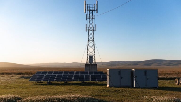 How to Size a Solar and Battery System for a Telecom Tower