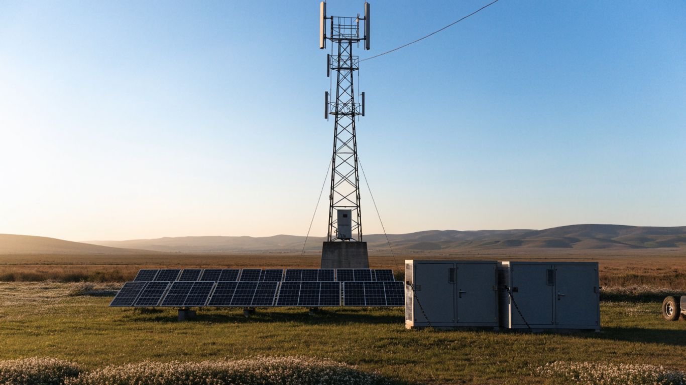 How to Size a Solar and Battery System for a Telecom Tower